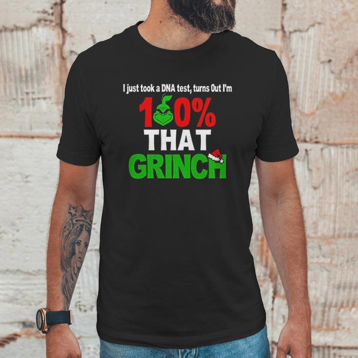 I Just Took A Dna Test Turns Out I Am 100 That Grinch Unisex T-Shirt Gifts for Him