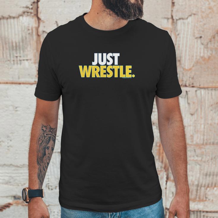 Just Wrestle Youth Wrestling By Chalktalk Sports Unisex T-Shirt Gifts for Him