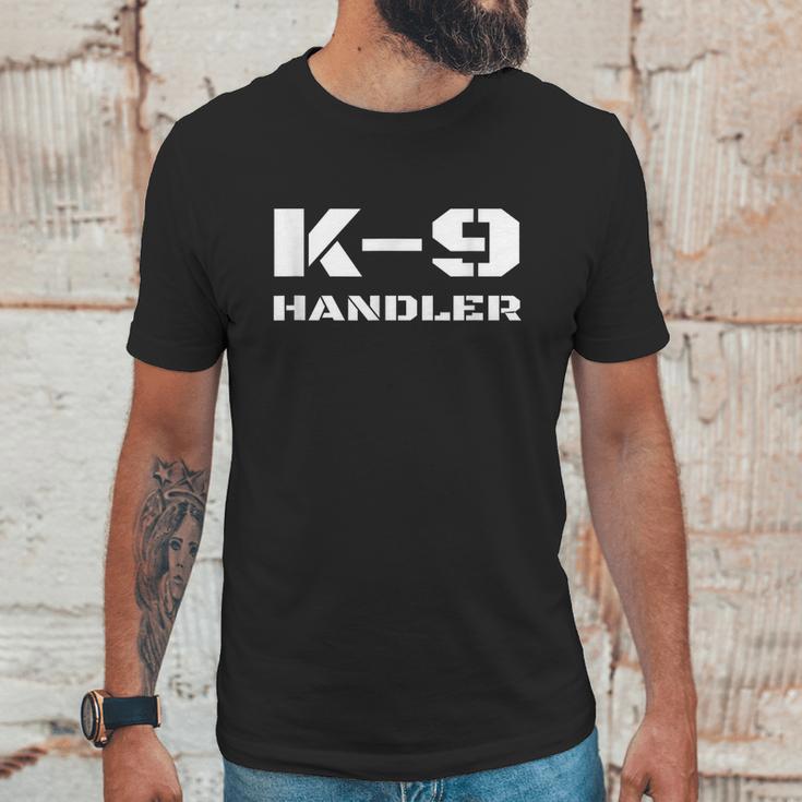 K9 Handler Police Dog Trainer K9 Unit Officer Canine Team Graphic Design Printed Casual Daily Basic Unisex T-Shirt Gifts for Him