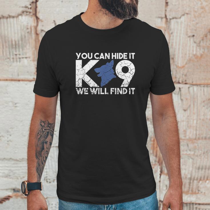 K9 Unit Thin Blue Line K9 Police Tribute Unisex T-Shirt Gifts for Him