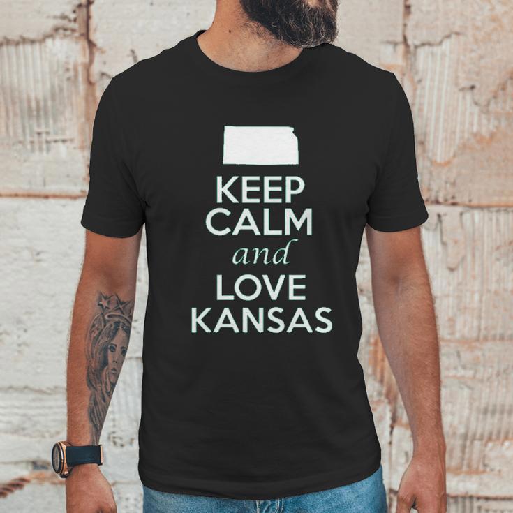 Keep Calm And Love Kansas State Unisex T-Shirt Gifts for Him