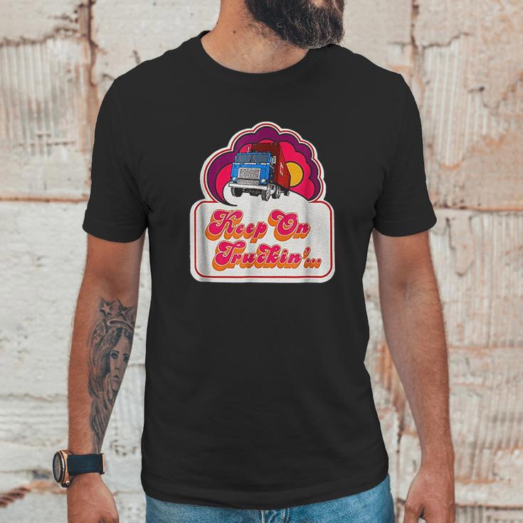 Keep On Truckin Unisex T-Shirt Gifts for Him