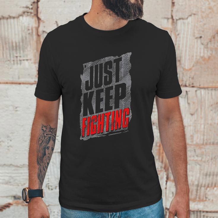 Kevin Owens Just Keep Fighting Authentic Unisex T-Shirt Gifts for Him