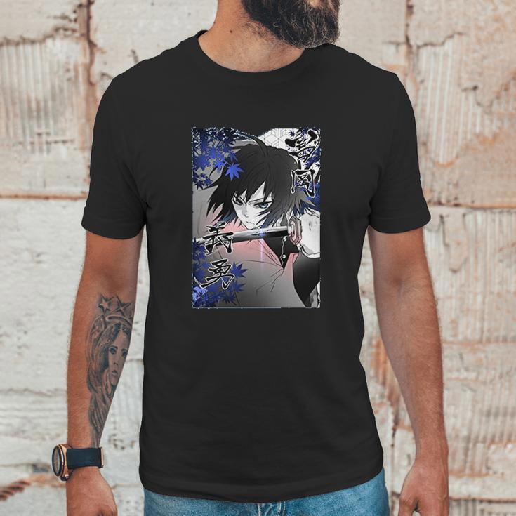 Kimetsu No Yaiba Demon Slayer Look On Sword Unisex T-Shirt Gifts for Him