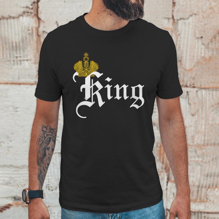 King Crown Old English Logo Unisex T-Shirt Gifts for Him