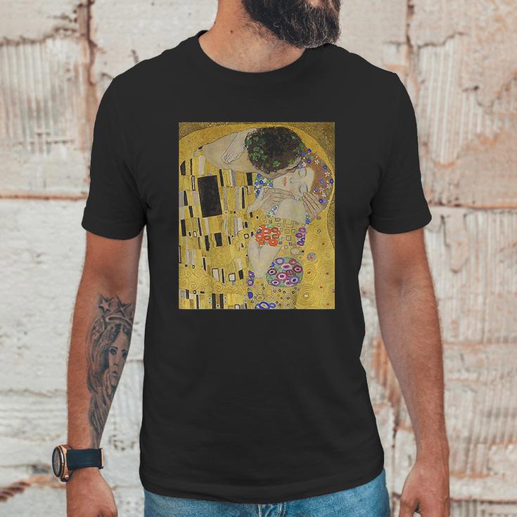 The Kiss Or Lovers By Gustav Klimt Unisex T-Shirt Gifts for Him