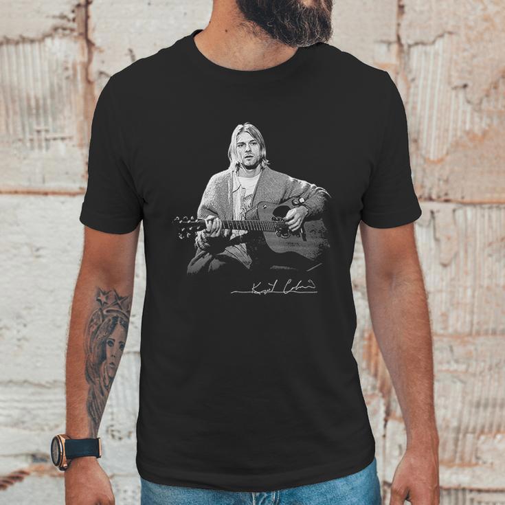 Kurt Cobain Unplugged Unisex T-Shirt Gifts for Him