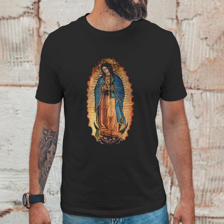 Our Lady Of Guadalupe Catholic Mary Unisex T-Shirt Gifts for Him