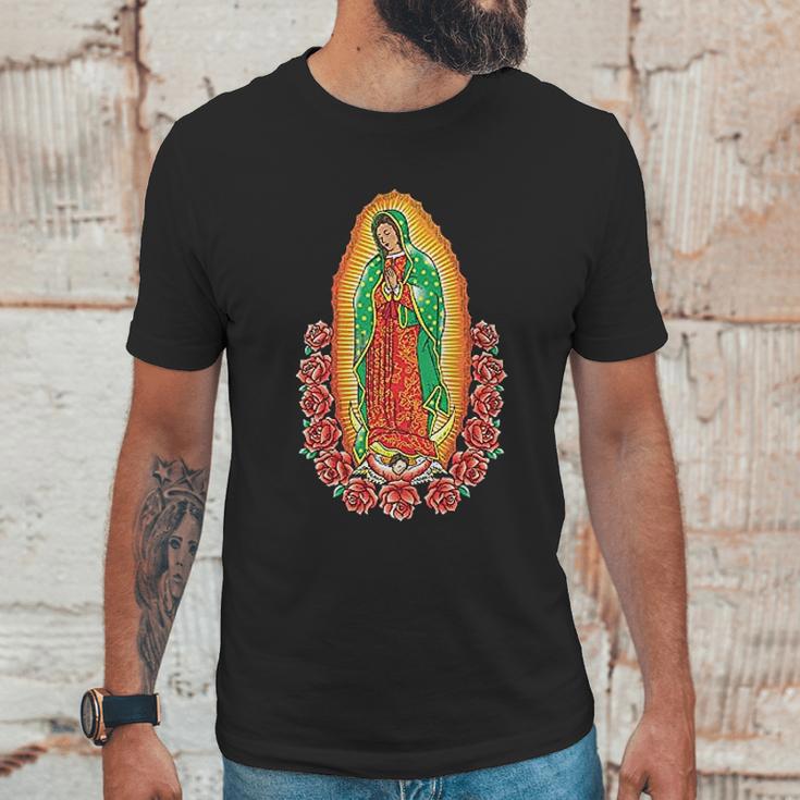 Our Lady Of Guadalupe Virgin Mary Unisex T-Shirt Gifts for Him