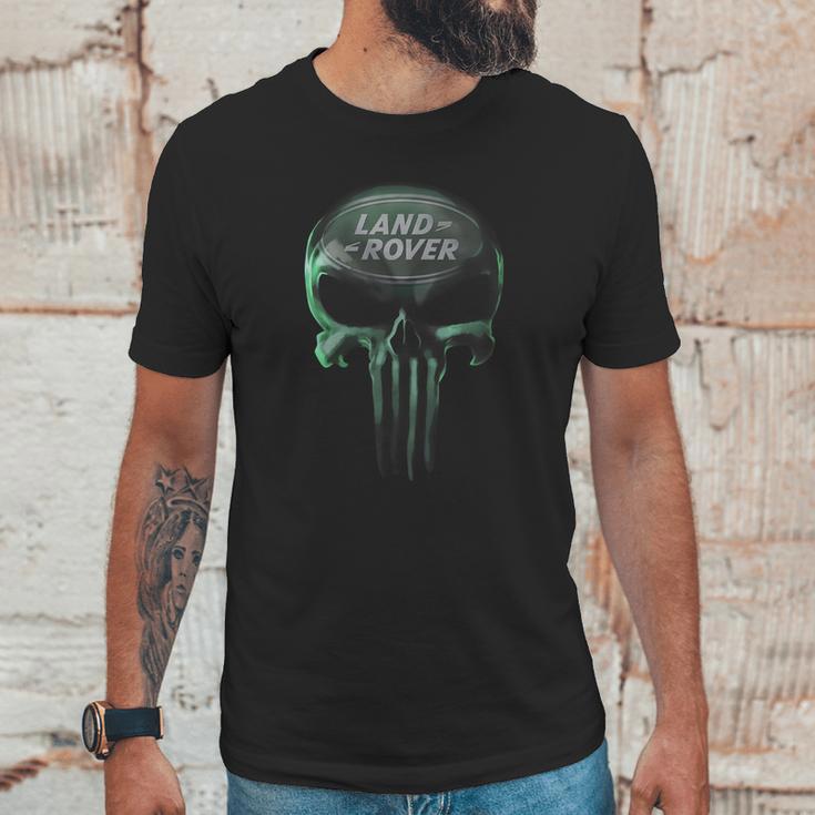 Land Rover Skull V1 T-Shirt Land Rover Skull V1 Hoodies Unisex T-Shirt Gifts for Him