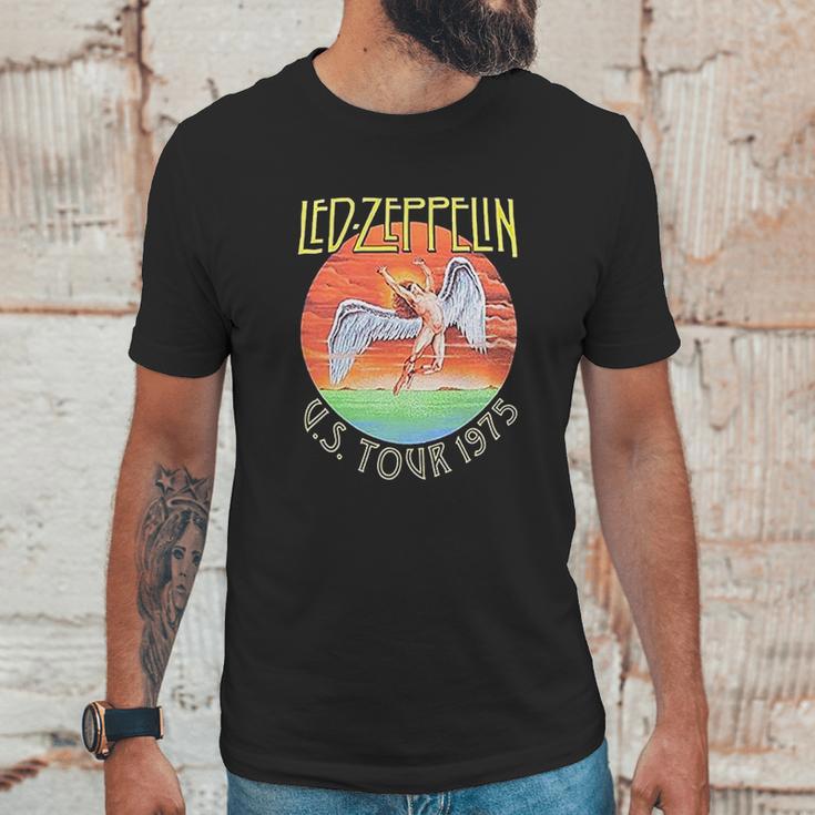 Led Zeppelin Usa 1975 Unisex T-Shirt Gifts for Him