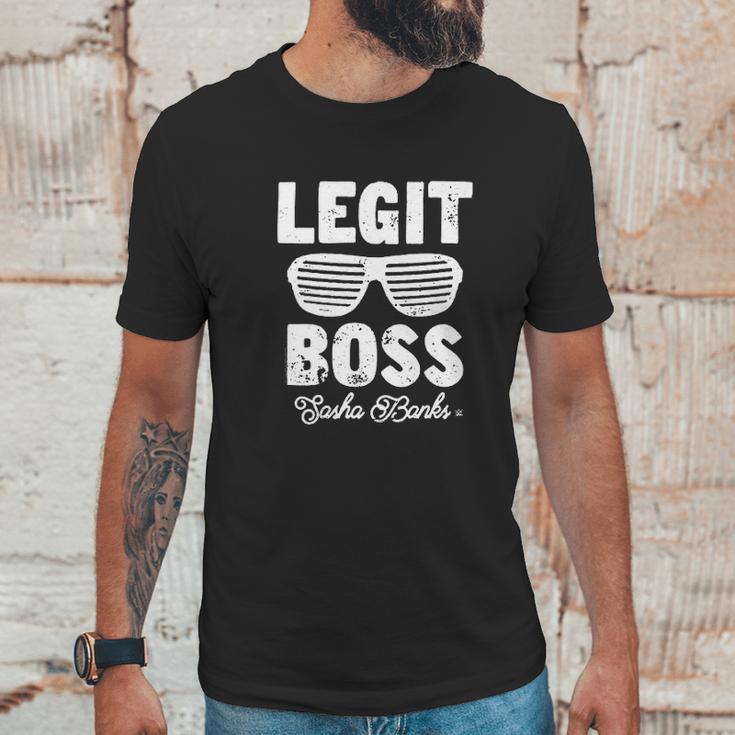 Legit Boss Sasha Banks Unisex T-Shirt Gifts for Him