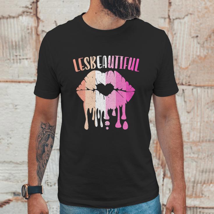 Lesbeatiful Lesbian Lgbtq Member Sexual Diversity Pride Funny Gift Graphic Design Printed Casual Daily Basic Unisex T-Shirt Gifts for Him