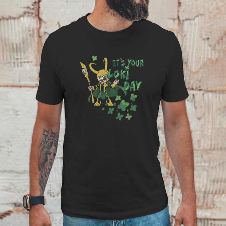 It Is Your Loki Day Shamrocks St Patricks Day Unisex T-Shirt Gifts for Him