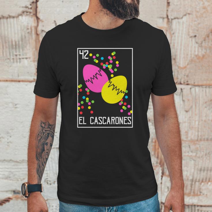 Loteria Easter Tee El Cascarones Confetti Eggs Mexican Unisex T-Shirt Gifts for Him