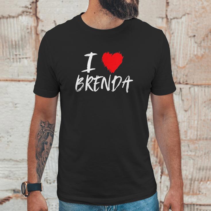 I Love Brenda Heart Unisex T-Shirt Gifts for Him