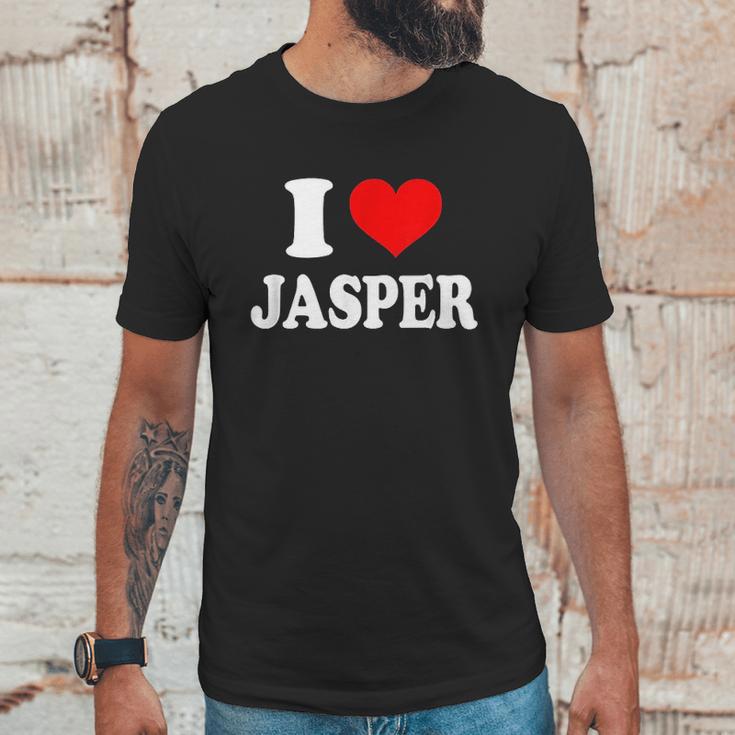 I Love Jasper Unisex T-Shirt Gifts for Him