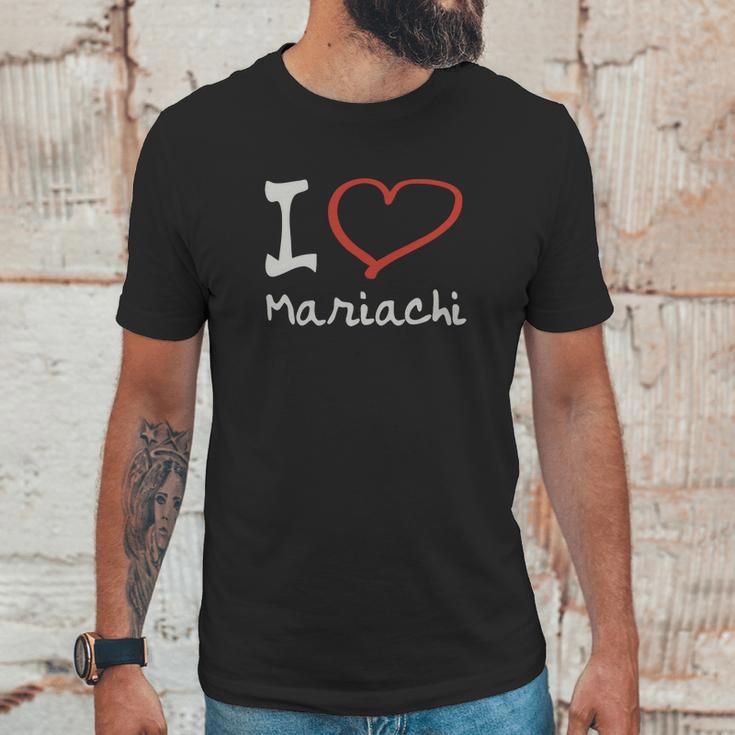 I Love Mariachi T-Shirt Unisex T-Shirt Gifts for Him