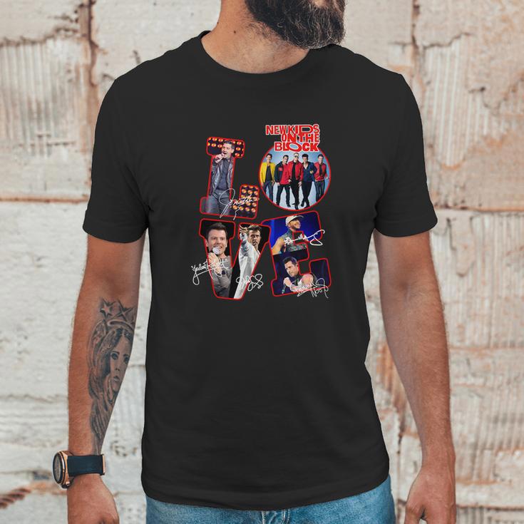 Love New Kids On The Block All Signature Unisex T-Shirt Gifts for Him