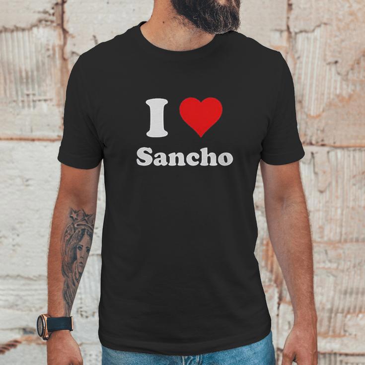 I Love Sancho Unisex T-Shirt Gifts for Him