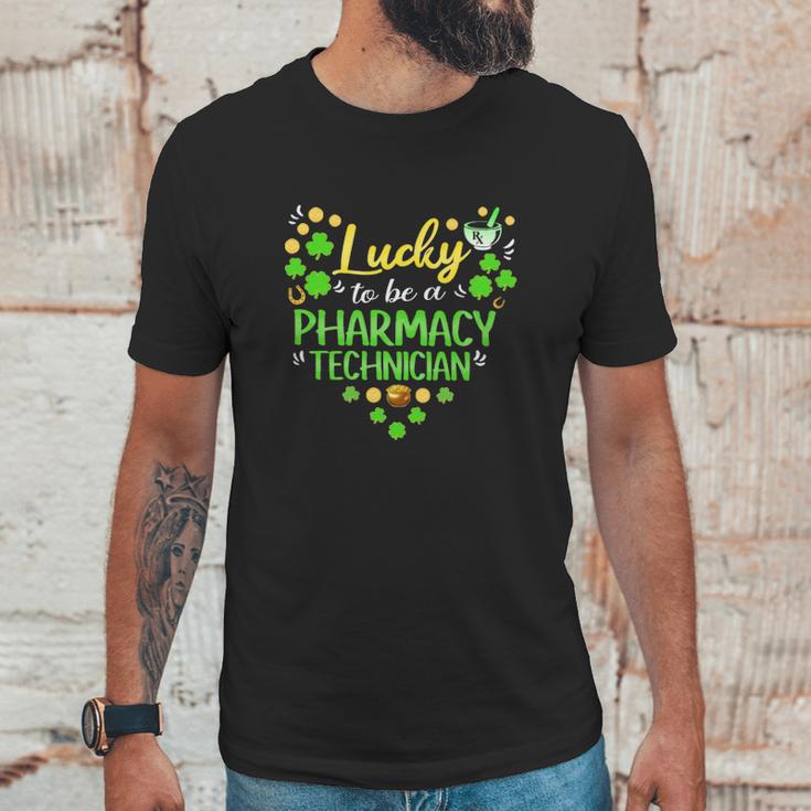 Lucky To Be A Pharmacy Techinician Unisex T-Shirt Gifts for Him