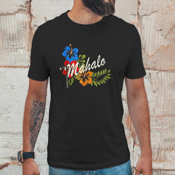 Mahalo Aloha Hawaiian Unisex T-Shirt Gifts for Him