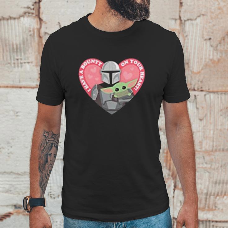 The Mandalorian The Child I Have A Bounty On Your Heart Unisex T-Shirt Gifts for Him