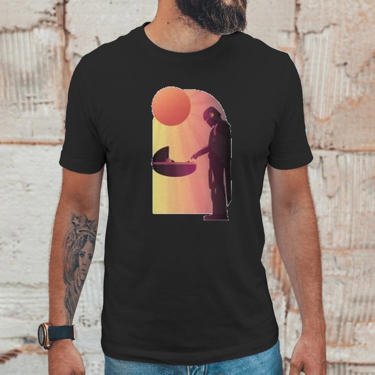 The Mandalorian The Child Discovery Silhouette Unisex T-Shirt Gifts for Him