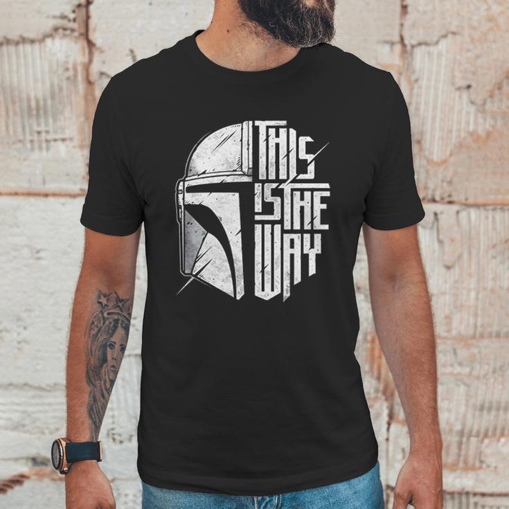 The Mandalorian This Is The Way Basic Gift Unisex T-Shirt Gifts for Him