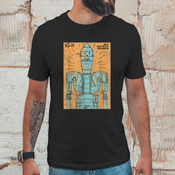 The Mandalorian Ig 11 Self Destruct Sequence Unisex T-Shirt Gifts for Him