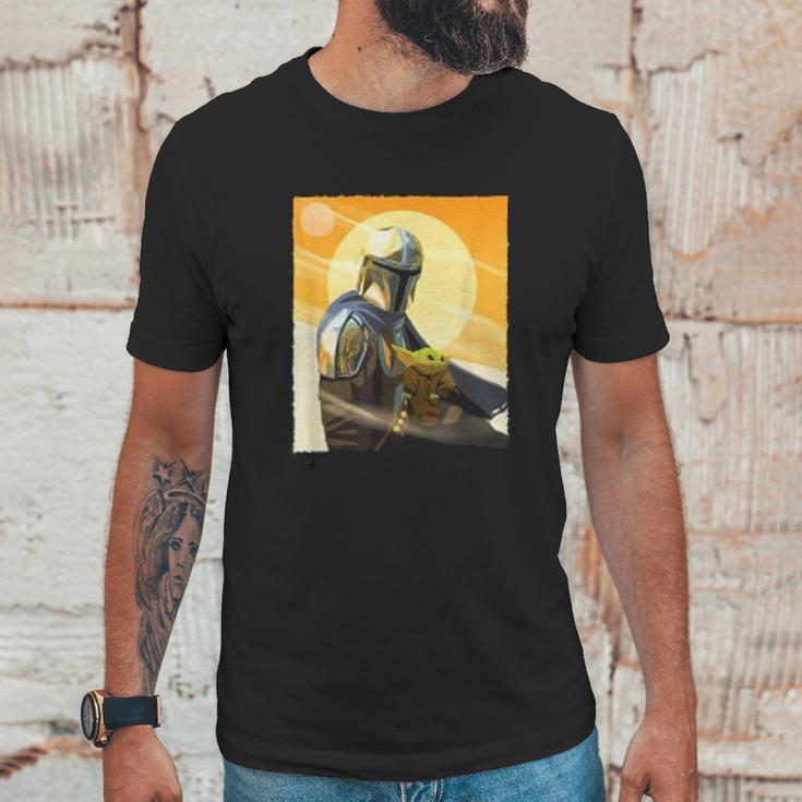 The Mandalorian Mando And The Child Clan Of Two Unisex T-Shirt Gifts for Him