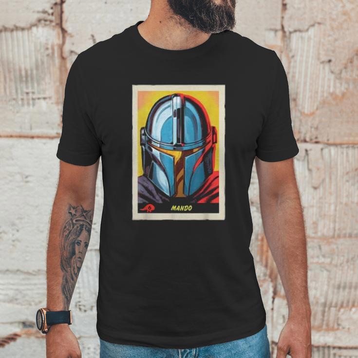 The Mandalorian Mando Trading Card Unisex T-Shirt Gifts for Him