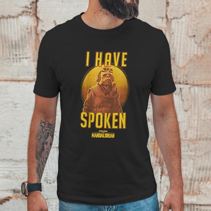 The Mandalorian I Have Spoken Unisex T-Shirt Gifts for Him