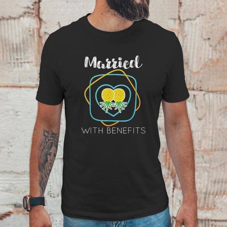 Married With Benefits Swingers Pineapple Unisex T-Shirt Gifts for Him