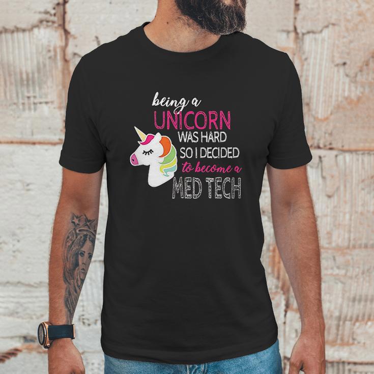 Med Tech Lab Medical Technician Unicorn Unisex T-Shirt Gifts for Him