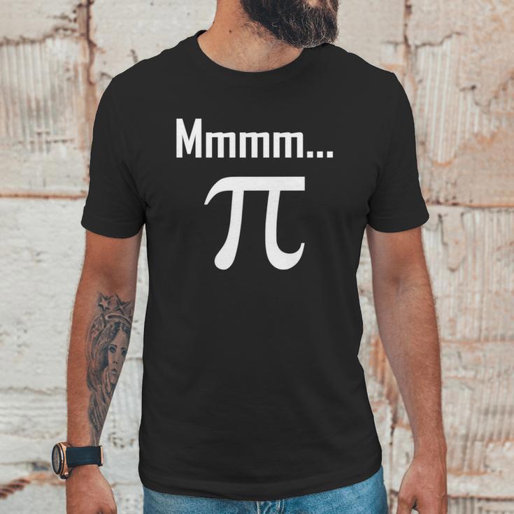 Mmm Pi Symbol Nerd Funny Pi Day Unisex T-Shirt Gifts for Him