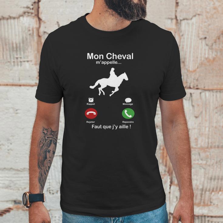 Mon Cheval Mappelle Unisex T-Shirt Gifts for Him