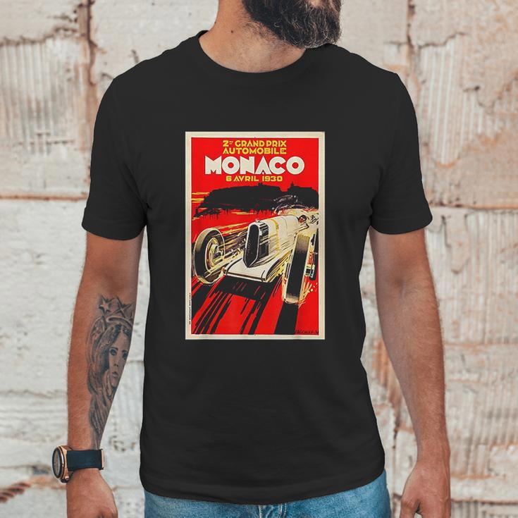 Monaco Vintage Grand Prix 1930 Race Car Unisex T-Shirt Gifts for Him