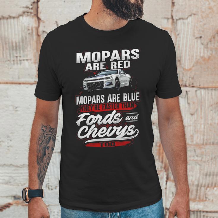 Mopars Are Red Unisex T-Shirt Gifts for Him