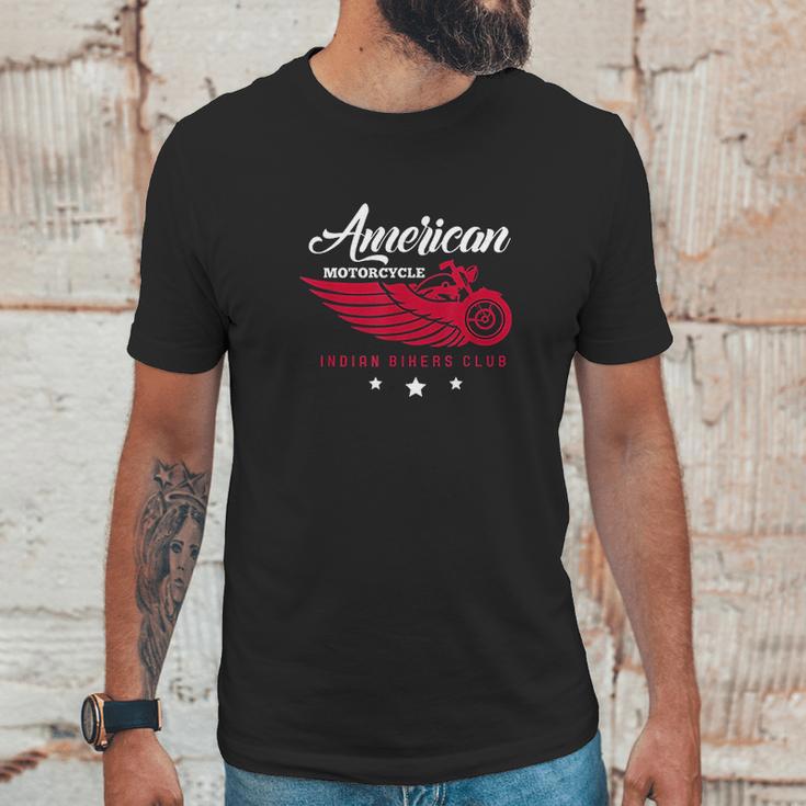 Motorcycle Rider American Motorcycle Indian Bikers Club Unisex T-Shirt Gifts for Him