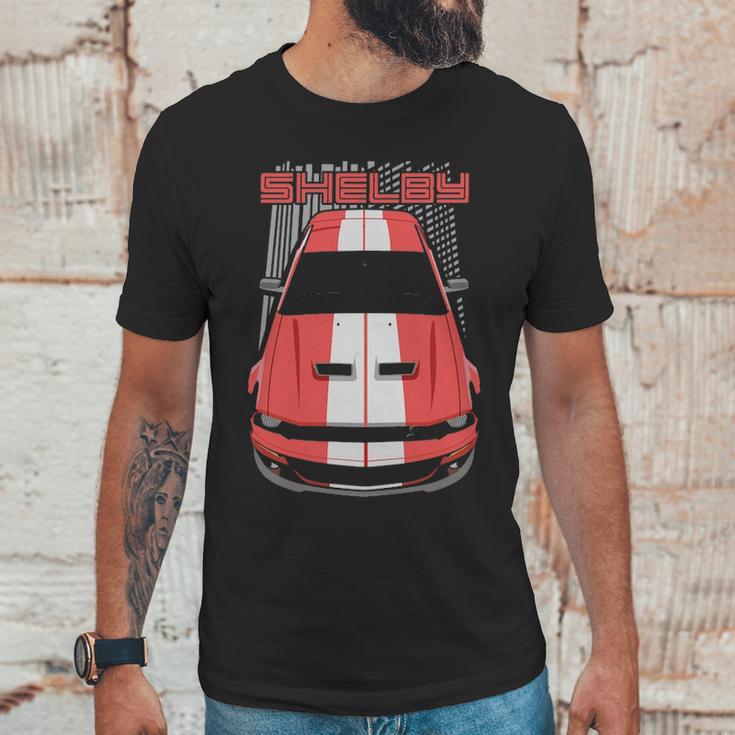 Mustang Shelby Gt500 2007 2009 Red Unisex T-Shirt Gifts for Him