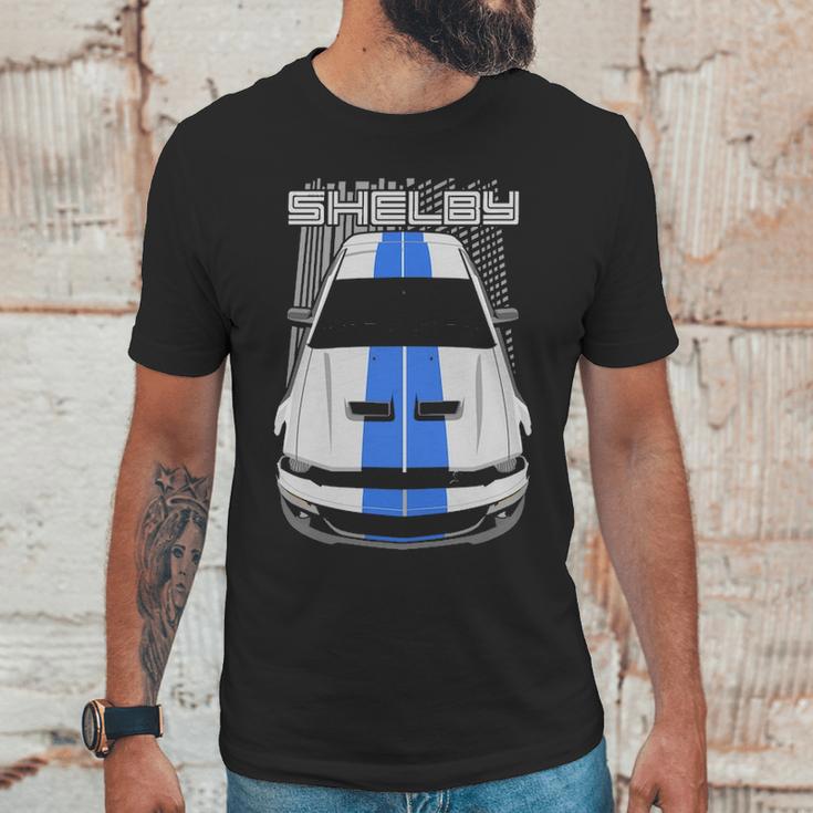 Mustang Shelby Gt500 2007 2009 White Unisex T-Shirt Gifts for Him