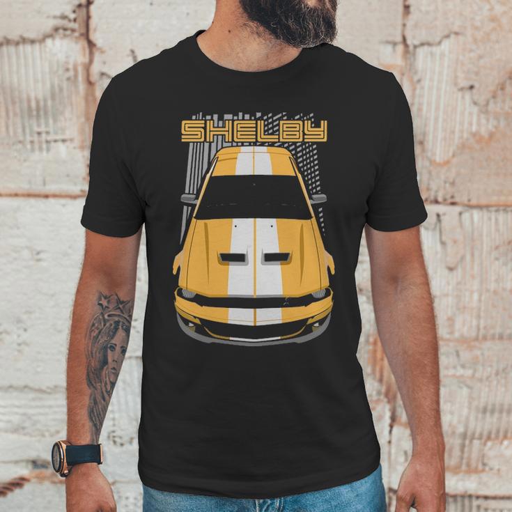 Mustang Shelby Gt500 2007 2009 Yellow Unisex T-Shirt Gifts for Him