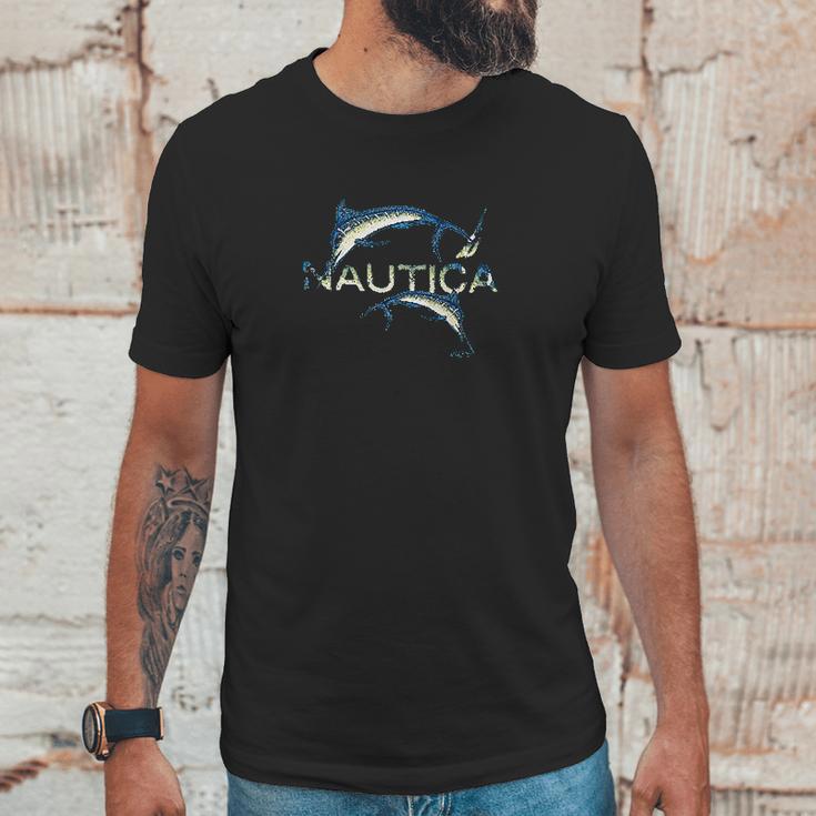 Nautica Mens Cotton Fish Print Series Graphic Unisex T-Shirt Gifts for Him