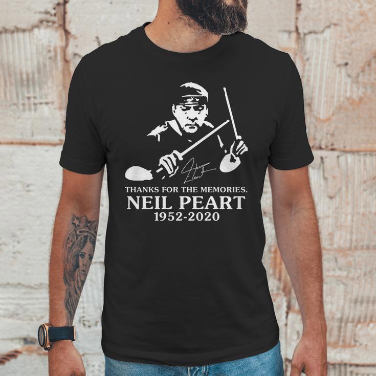 Neil Peart Thanks For The Memories Unisex T-Shirt Gifts for Him