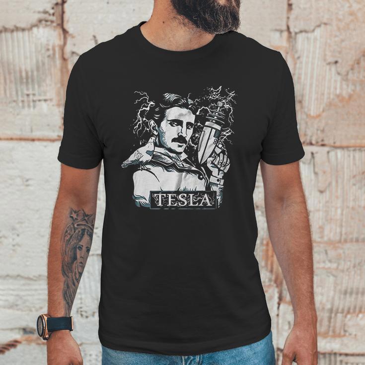 Nikola Tesla Funny Unisex T-Shirt Gifts for Him