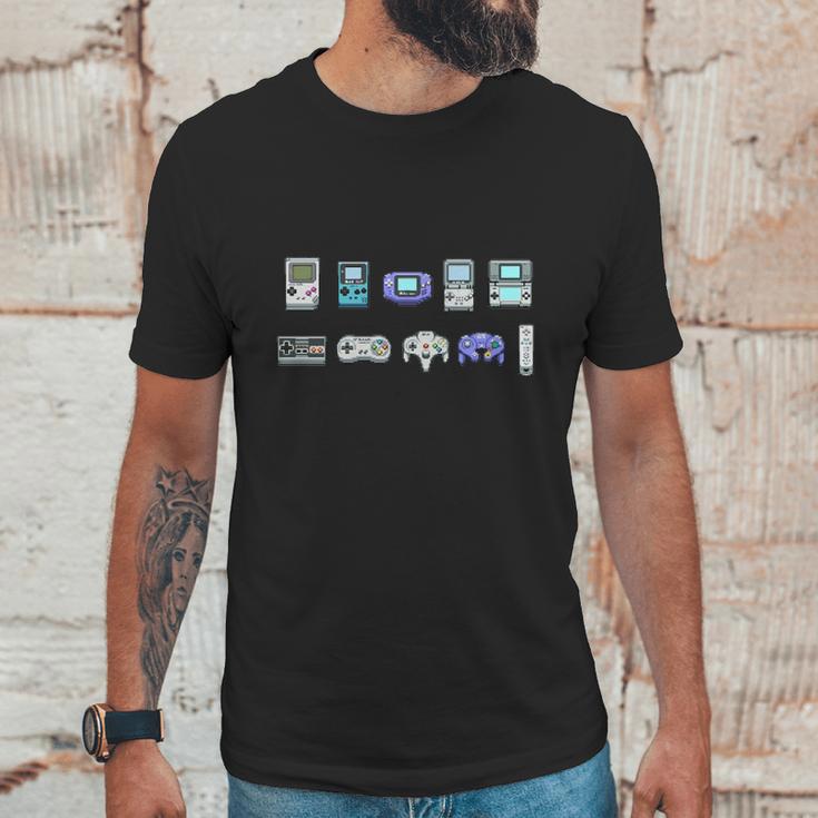 Nintendo Controller Family Unisex T-Shirt Gifts for Him