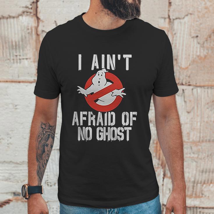 No Ghost Logo I Aint Afraid Unisex T-Shirt Gifts for Him