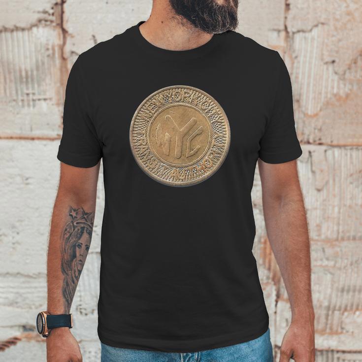 Nyc Subway Token Unisex T-Shirt Gifts for Him