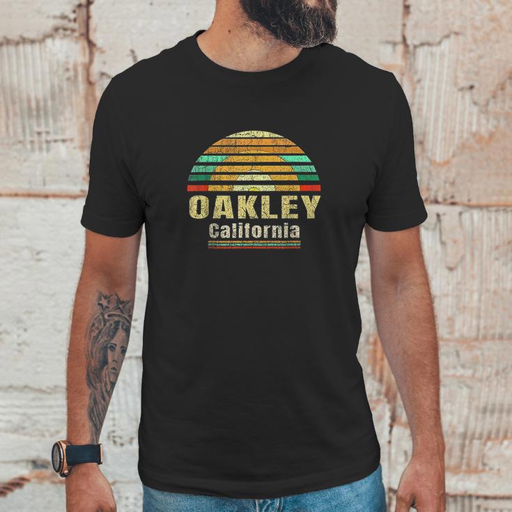 Oakley Ca California Home Vintage Gift Retro Sunset Unisex T-Shirt Gifts for Him